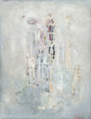 Kajetan Sosnowski (1913-1987), Bez tytułu z cyklu Kompozycje w białym, 1959