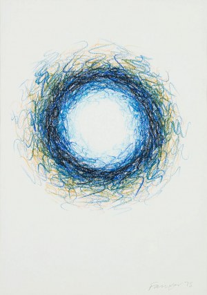 Wojciech Fangor (1922-2015), Koło, 1975