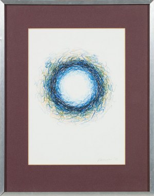 Wojciech Fangor (1922-2015), Koło, 1975