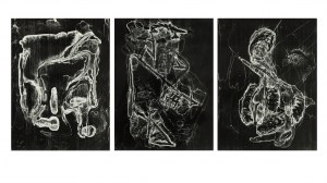 Bronisław Schlabs (1920-2009), Fotogramy, 1960 (zestaw 3 prac)