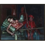 Kiejstut Bereźnicki (ur. 1935), Scena wieczorna z czerwieniami, 1968