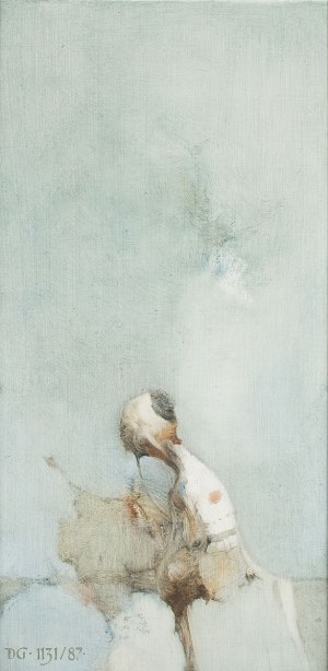 Jerzy Duda-Gracz (1941-2004), Obrazy 1131-1133 z cyklu Rekonstrukcja - studium, 1987 (zestaw 3 prac)
