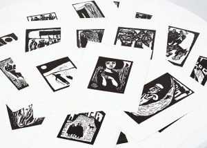 Jerzy Duda-Gracz (1941-2004), z cyklu Judaica, 1964 (zestaw 23 linorytów)