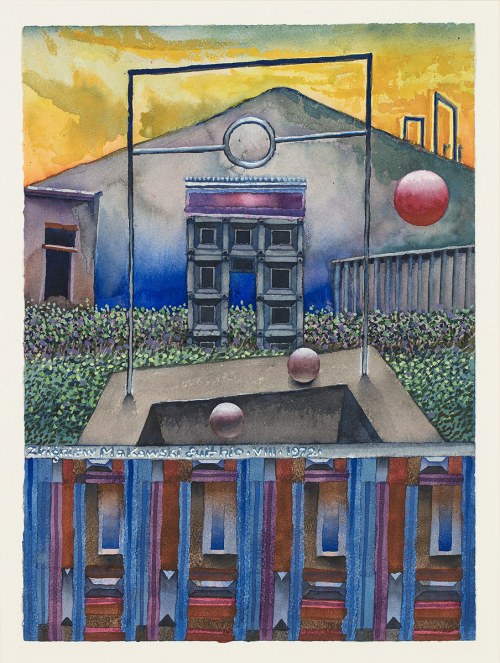 Zbigniew Makowski (1930-2019), Fuit hic, 1972