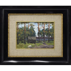 Konstantin IVANOVICH GORBATOV (1876-1945) - ?, Pejzaż z kózką, 1921?
