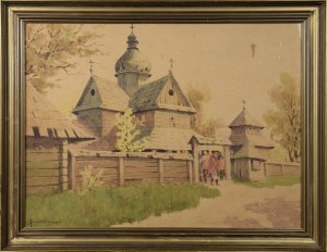 Marian SZCZERBIŃSKI (1900-1981), Kościółek drewniany