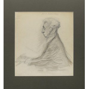 Janina KONARSKA (1902 Lodz - 1975 Varsovie), Portrait d'Artur Rubinstein, 1955