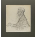 Janina KONARSKA (1902 Łódź - 1975 Warszawa), Portret Artura Rubinsteina, 1955