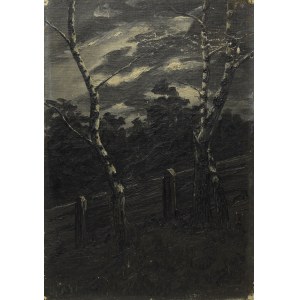 V. BABADIN, Paesaggio con betulle