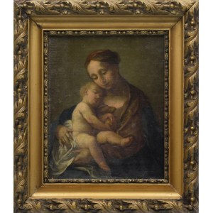Artysta nieokreślony, XIX w., Madonna z Dzieciątkiem