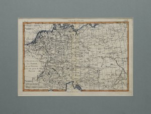 Rigobert BONNE (ur. 1787), Mapa Niemiec, Czech, Węgier i fragmentu Polski