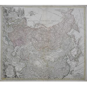 HOMANN Spadkobiercy, Mapa Rosji 1730