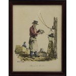 Carle VERNET (1758-1836) - d'après, Paire de graveurs - marchands ambulants