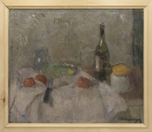 Olgierd BIERWIACZONEK (1925-2002), Martwa natura z pomidorami, 1961