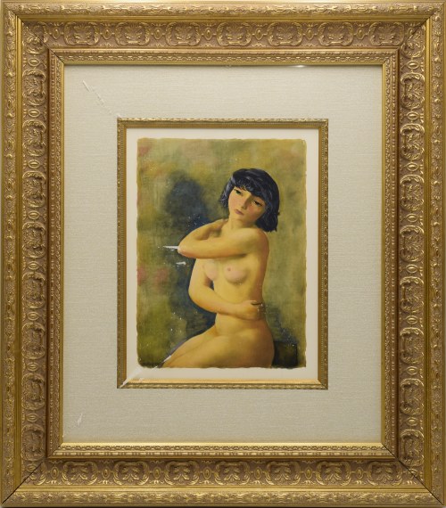 Mojżesz KISLING (1891-1953), Akt siedzący