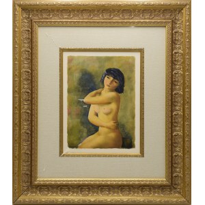 Mojżesz KISLING (1891-1953), Akt siedzący