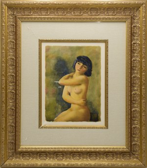 Mojżesz KISLING (1891-1953), Akt siedzący