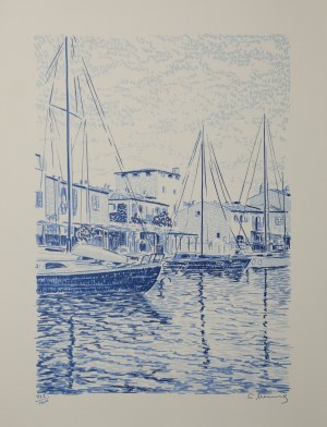 Serge MENDJISKY, FRENCH (1929-2017), Zestaw 6 litografii - z teki „Port Grimaud”