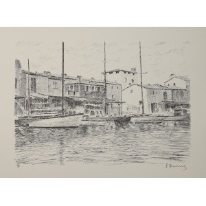 Serge MENDJISKY, FRENCH (1929-2017), Zestaw 6 litografii - z teki „Port Grimaud”