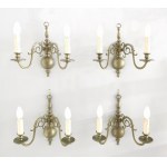 Set: 4 sconces in the type of the Duchy of Warsaw