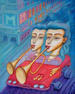 Bohdan Wincenty ŁOBODA (ur. 1952), Miasto Jazz Maszyna, 2025
