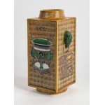 ( ), Vaso Cong in porcellana invetriata color senape