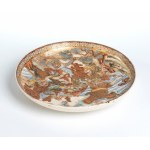 ( ), Piatto Satsuma decorato con scena di battaglia