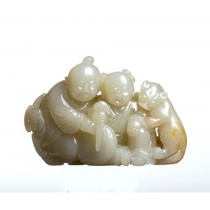 ( ), Intaglio in giada bianca