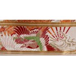 Obi-Kimono-Gürtel mit Vogelmotiv, 20. Jahrhundert.