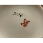 Service en porcelaine pour deux personnes avec décoration de style japonais