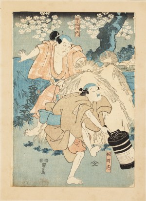 Utagawa Kuniyoshi (1798-1861), Scena rodzajowa, 1847-1853