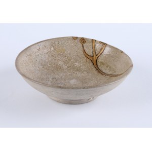 Japońska czarka do picia herbaty z elementami kintsugi XX w.