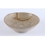 Japońska czarka do picia herbaty z elementami kintsugi XX w.