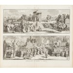 Bernard Picart (1673-1733), Ceremonia Neptuna oraz ceremonia pogrzebowa w Japonii, 1727