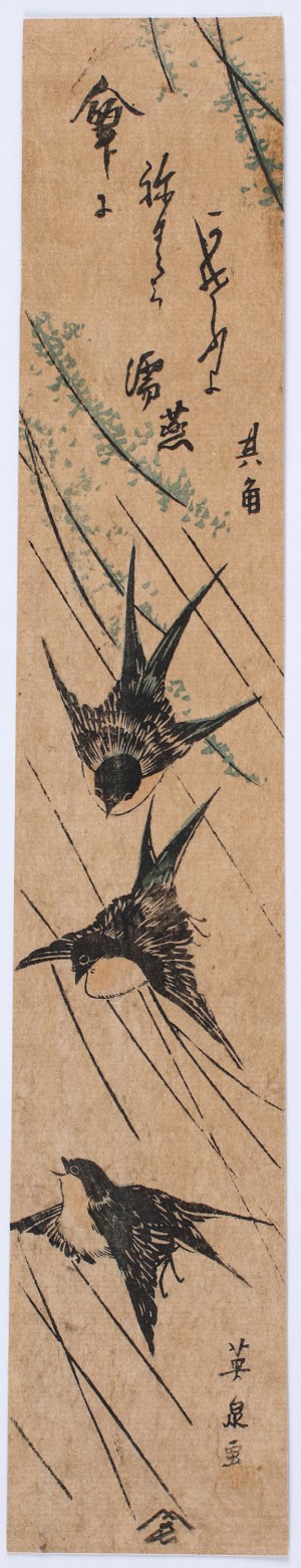 Keisai Eisen (1790-1848), Jaskółki, 1847-52
