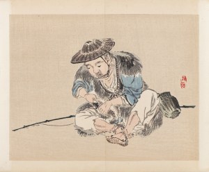Kōno Bairei (1844-1895), wyd. Yamada Shinzaburo, Rybak, Kioto, 1913 r.