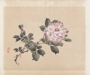 Kōno Bairei (1844-1895), wyd. Yamada Shinzaburo, Róża, Kioto, 1913 r.