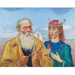 Wlastimil HOFMAN (1881-1970), Scena alegoryczna, 1914