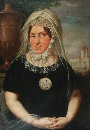 Józef PITSCHMANN (1758-1834), Portret Teresy z Hrabiów Stadnickich, 1819