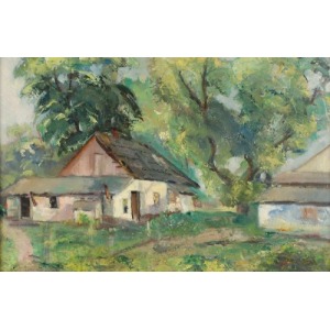 Mieczysław RAKOWSKI (1882-1947), W wiosennej zieleni