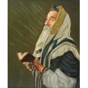 Malarz nieokreślony (XX w.), Modlący się Żyd