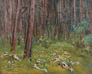 Walerian KASPRZYK (1912-1992), W lesie
