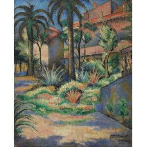 Edward Jerzy WINIARZ (1892-1928), Motyw z Saint Tropez, 1925