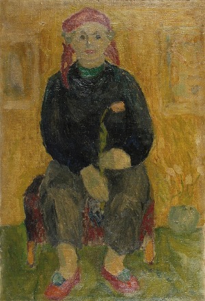 Wanda GAŁKOWSKA (XX w.), Autoportret