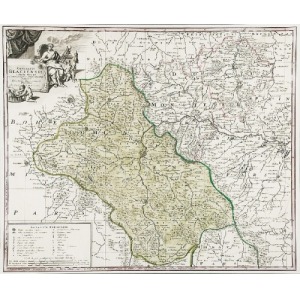 Johann Baptist HOMANN (1664-1724) , Mapa Hrabstwa Kłodzkiego