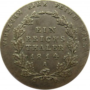 Niemcy, Prusy, Fryderyk Wilhelm III, talar 1814 A, Berlin