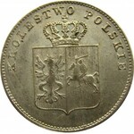 Powstanie Listopadowe, 2 złote 1831 K.G., Warszawa, bardzo ładne