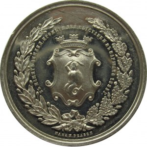 Polska, medal-pamiątka wystawy rolniczo-przemysłowej, Warszawa 1885, syg. F. Witkowski
