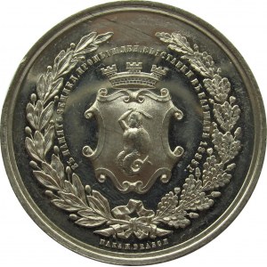 Polska, medal-pamiątka wystawy rolniczo-przemysłowej, Warszawa 1885, syg. F. Witkowski