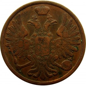 Mikołaj I, 3 kopiejki 1853 B.M., Warszawa, ładne i rzadkie